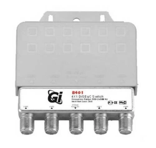 Diseqc Switch 4x1 da esterno Galaxy Innovations - Immagine 1 di 1
