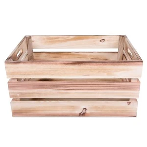 Wickerfield Large Vintage Wooden Apple Crates Display Storage Box Xmas Hampers - Picture 1 of 6