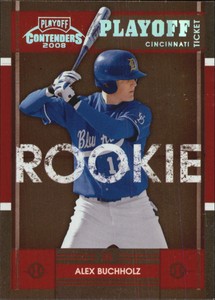 2008 Playoff Contenders Playoff Ticket Reds Baseball Card #52 Alex Buchholz /199