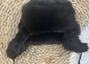 Vintage Russian M/L  Hat, Genuine Fur Winter Trapper Soviet USSR - Picture 1 of 9