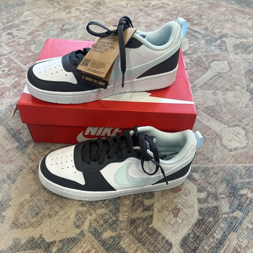 Nike Court Borough Low Recraft 6Y antracite blu ghiacciaio bianco