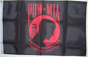 New Red POW MIA 2X3ft FLAG superior quality fade resist USA seller - Picture 1 of 4
