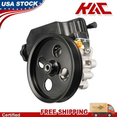 Power Steering Pump W/ Pulley for 08-2010 Jeep Commander 2008-2010 Cherokee - Image 1 of 4