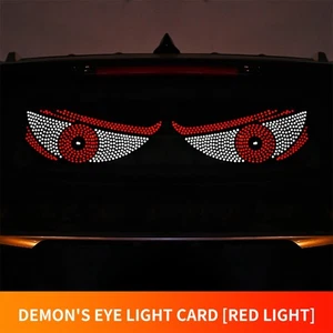 Devil's Eye LED Car Eye Light Truck Dynamic DIY Flash Smile Face for Car  Window - Bild 1 von 12