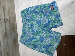 Vineyard Vines Swim Trunks Men’s Size Small Mesh Lining Drawstring Turtle Star - Picture 1 of 6