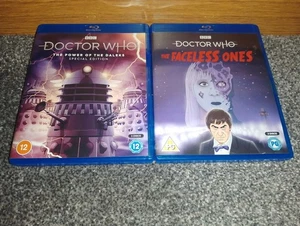 2 Doctor Who Classic Blu-ray Bundle The Power of the Daleks & The Faceless Ones - Picture 1 of 6