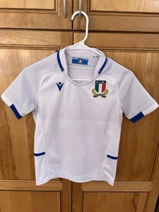 Macron Junior Italy Away Jersey World Cup 2021/22 Youth XXS 32” Soccer Jersey - Picture 1 of 7