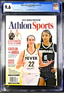 CGC 9.6 Caitlin Clark vs. Angel Reese Athlon Magazine 2025 WNBA Preview - Picture 1 of 5