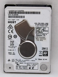 HGST 1TB HTS541010A9E630 2.5 SATA HDD *USED/WIPED* - Picture 1 of 2