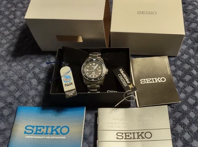 Seiko Prospex Solar PADI Special Edition Black Watch Sapphire Crystal - SNE575 - Image 1 of 4