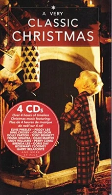 Очень классический рождественский бокс-сет из 4 компакт-дисков от Элвиса Пресли Селин Дион Бинг в очень хорошем состоянии - Изображение 1 из 3