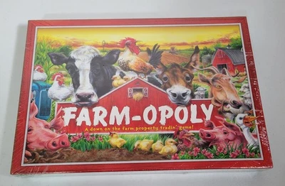 Farmopoly Monopoly NEW Sealed Farm Board Game Ages 8+ Late For The Sky 0515 - Image 1 of 4
