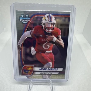 Jalon Daniels Rookie 2024 Bowman Chrome University Card #88 Kansas Jayhawks - Picture 1 of 2
