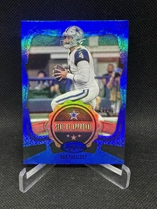 2020 Panini Certificato - Sigillo di Approvazione Dak Prescott #SA-DP Specchio Blu /75 - Foto 1 di 1
