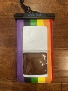 AQUA CASE Waterproof Floating Cellphone Case-Rainbow-Submersible-5x10in Case - Picture 1 of 6