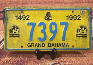 1992 - Bahamas - Gran Bahama - matrícula - Imagen 1 de 2