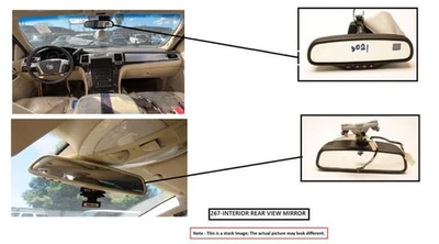 Espejo retrovisor atenuación automática para 11-18 PORSCHE CAYENNE 7540961 Foto 1 de 4