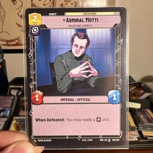 Admiral Motti SOR 07/20 - Weekly Play Promo non-foil - Star Wars Unlimited - NM - Bild 1 von 2