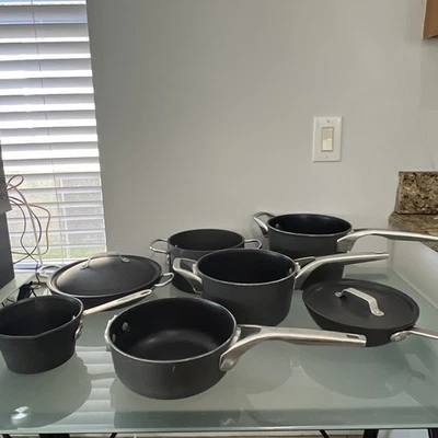 Calphalon Commercial Aluminum Calphalon Premier 9 - Piece Pots Mixed Lot - Image 1 of 4