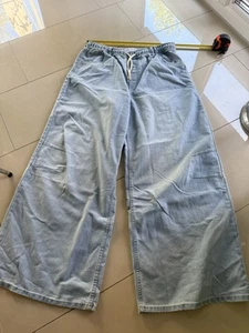 BERSHKA WIDE LEG JEANS LIGHT AGED 40(42) - Bild 1 von 13