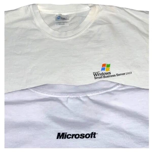 Vintage Microsoft Windows 2003 T Shirt Size XLarge Promo Small Business Server - Picture 1 of 17