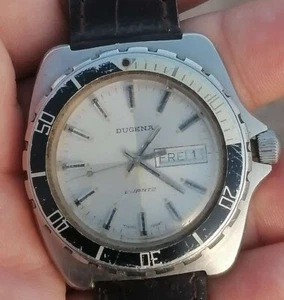 Vintage Diver Watch Dugena Brevet Case Men for part and repair - Picture 1 of 9