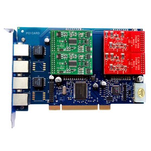 TDM410P asterisk Card FXS FXO Card TDM400 TDM410 PCI Board Freepbx dahdi tdm400p