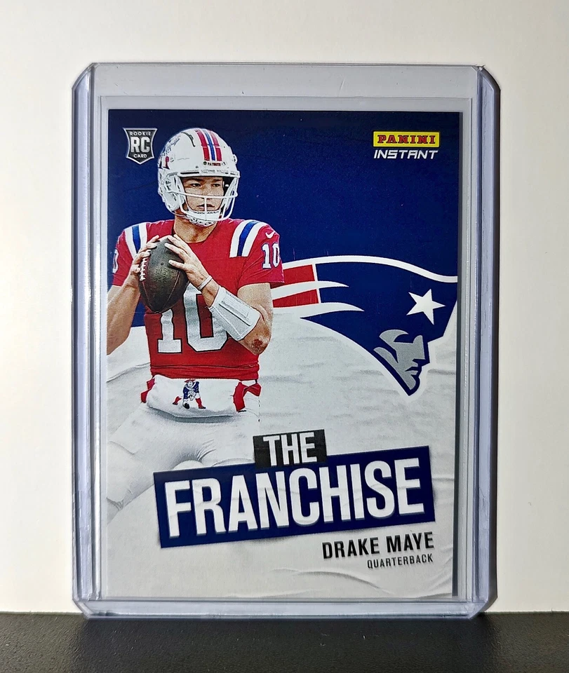 Drake Maye Rookie 2024 Panini The Franchise NFL #4 Football Patriots 1 of 319 - Image 1 of 4