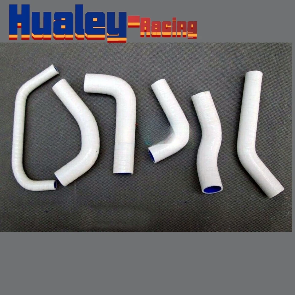 Mangueras de radiador de silicona blancas para Honda XR650R 2000-2009 2001 2002 2003 2004 06 Foto 1 de 4