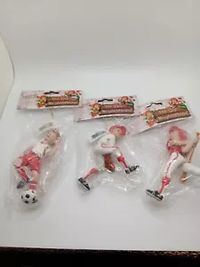 (Weihnachtsschmuck) Das alte Nachbarschaftsornament 12/25/59 Baseball und Soccor - Bild 1 von 4