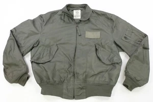 Rare Vintage AVIREX Fire Resistant Flyers CWU-36/P Aviator Jacket 80s 90s USAF L - Picture 1 of 14