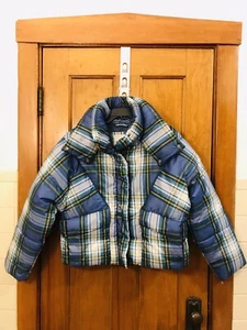 American Eagle karierte mehrfarbige gefütterte Jacke Damen neu ohne Etikett Größe S - Bild 1 von 10