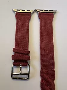 Apple Watch Hermès - Cinturino 42mm Rouge Grenat Torsade Doppio Tour. - Foto 1 di 18