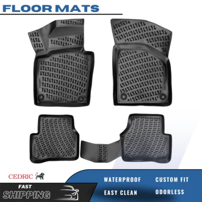 Alfombrillas forro coche para Volkswagen Passat B7 2010-2015 3D goma TPE negro Foto 1 de 4