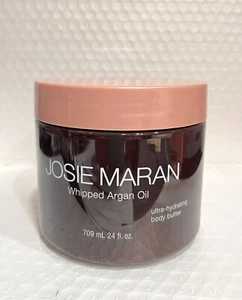 Josie Maran Whipped Argan Oil Body Butter CREAMY WINTER MINT 24 oz New SEALED - Picture 1 of 4