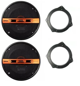 EDGE 5.25" 200W Peak Power Coaxial Car Audio Speakers Fits BMW Mini 2001 - 2006 - Picture 1 of 4