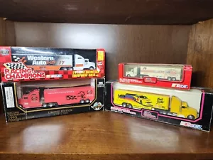 Set of Racing Champions Semi Trucks Kodak, Western Auto, Indy, Factory Store USA - Picture 1 of 11