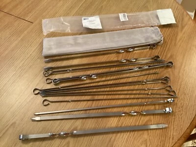 Vibola 16 Pack Of Stainless Steel Bbq Skewers Great Grill By Great Skewer! - Image 1 of 4