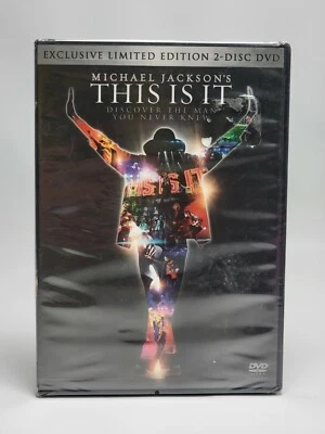 Michael Jackson SEALED DVD Exclusive Limited Edition 2-Disc DVD Fast Free Ship - Image 1 of 2