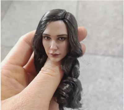 1:6 Entrecerrar los ojos cabeza de niña esculpida estrabismo Wonder Woman Gal para figura de 12" PH femenina Foto 1 de 4