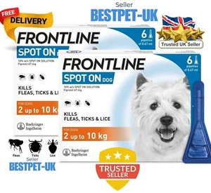 FRONTLINE Spot On Flea & Tick Treatment for Small Dog (2-10kg) 6 Pipettes - Bild 1 von 9