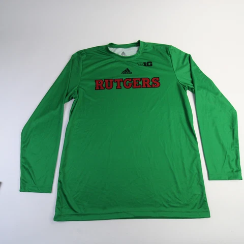 Rutgers Scarlet Knights adidas Practice Jersey - Soccer Men's Green Used Cover