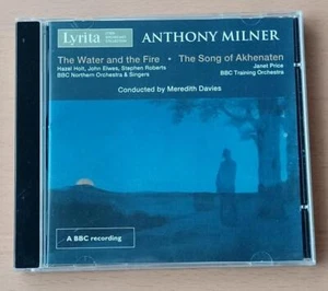 ANTHONY MILNER Song of Akhenaten & The Water and the Fire LYRITA CD NM - Picture 1 of 3