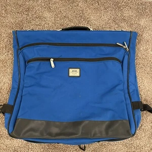 Jeep Travel Equipment Authentic Blue Wardrobe Tote Bag Luggage Carry on - Picture 1 of 11