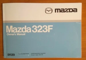 Mazda 323F owner's Manual User Manual User Instructions - Picture 1 of 3