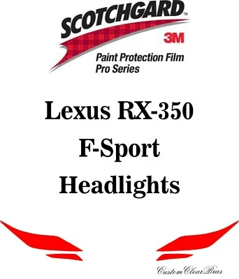 3M Scotchgard Paint Protection Pro Series 2020 2021 2022 Lexus RX-350 F-Sport Foto 1 de 3