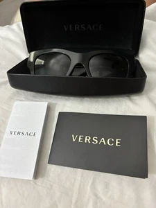 Versace Women's Cat Eye Sunglasses Black VE4415U - UV400 Protection-Brand new - Picture 1 of 17