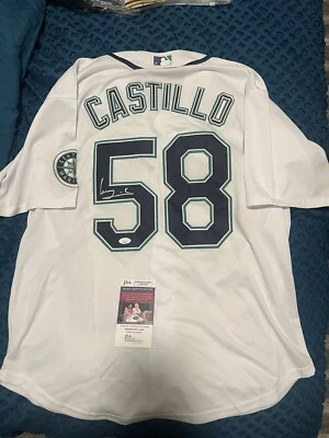 Luis Castillo Signed/Autographed Seattle Mariners Jersey JSA - Image 1 of 3