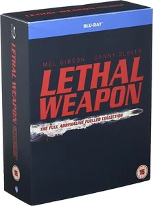 LETHAL WEAPON QUADRILOGY Blu Ray BOX SET PART 1 2 3 4 Movie Film Original UK Rel - Imagen 1 de 2