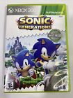 Sonic Generations (microsoft Xbox 360, 2011) Complete W/ Manual